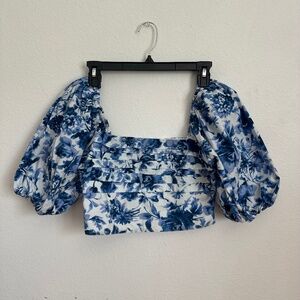 Abercrombie Puff Sleeve Top